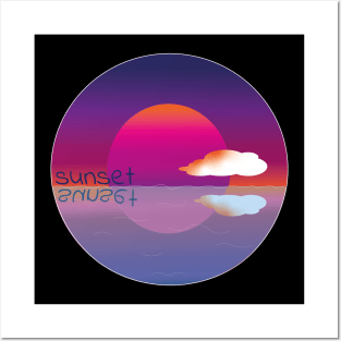 Lofi Sunset Posters and Art